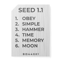 Physical Bitcoin Wallet – Recovery Block – Seed1.1 Physical Bitcoin Wallet - Recovery Block 1.1